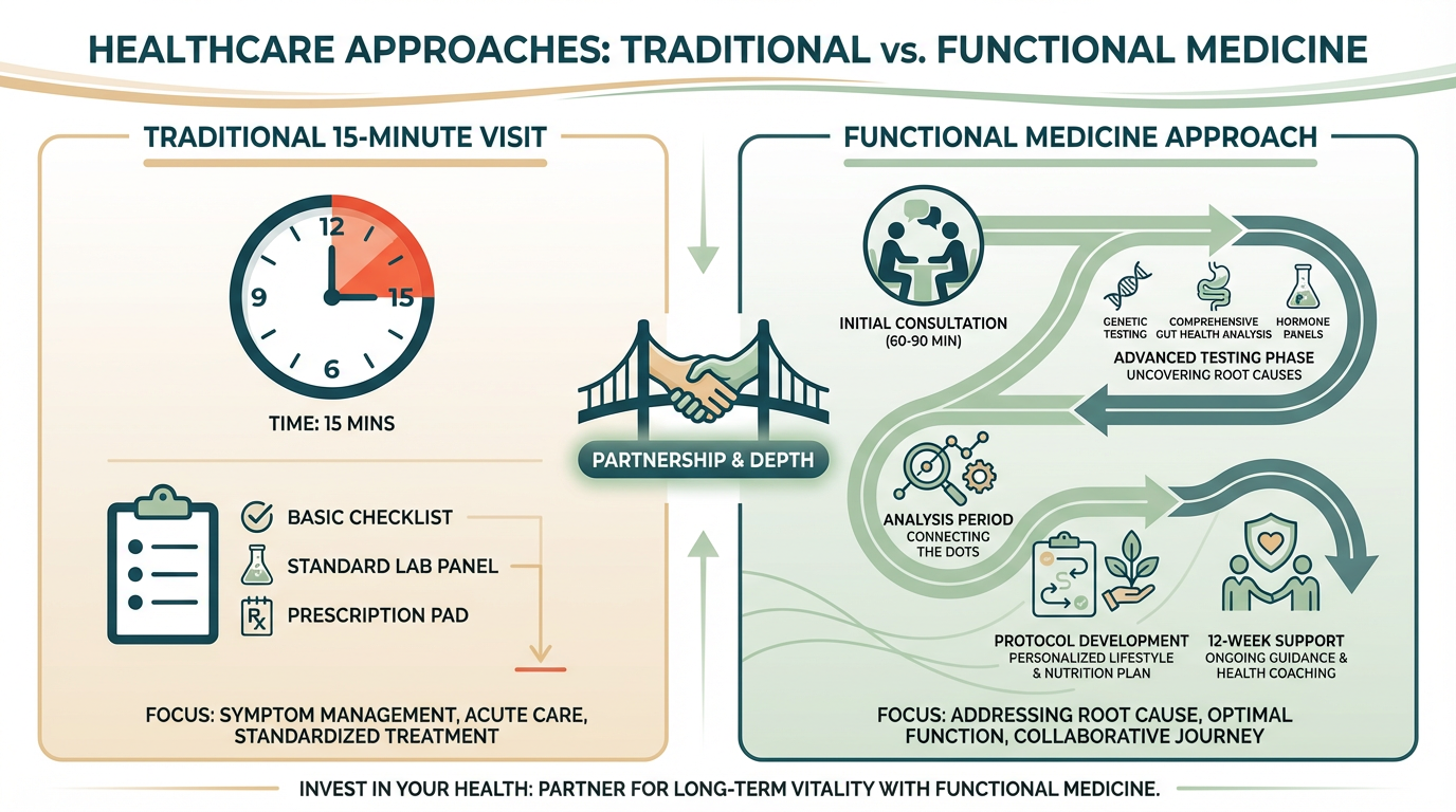Conventional vs Functional Medicine